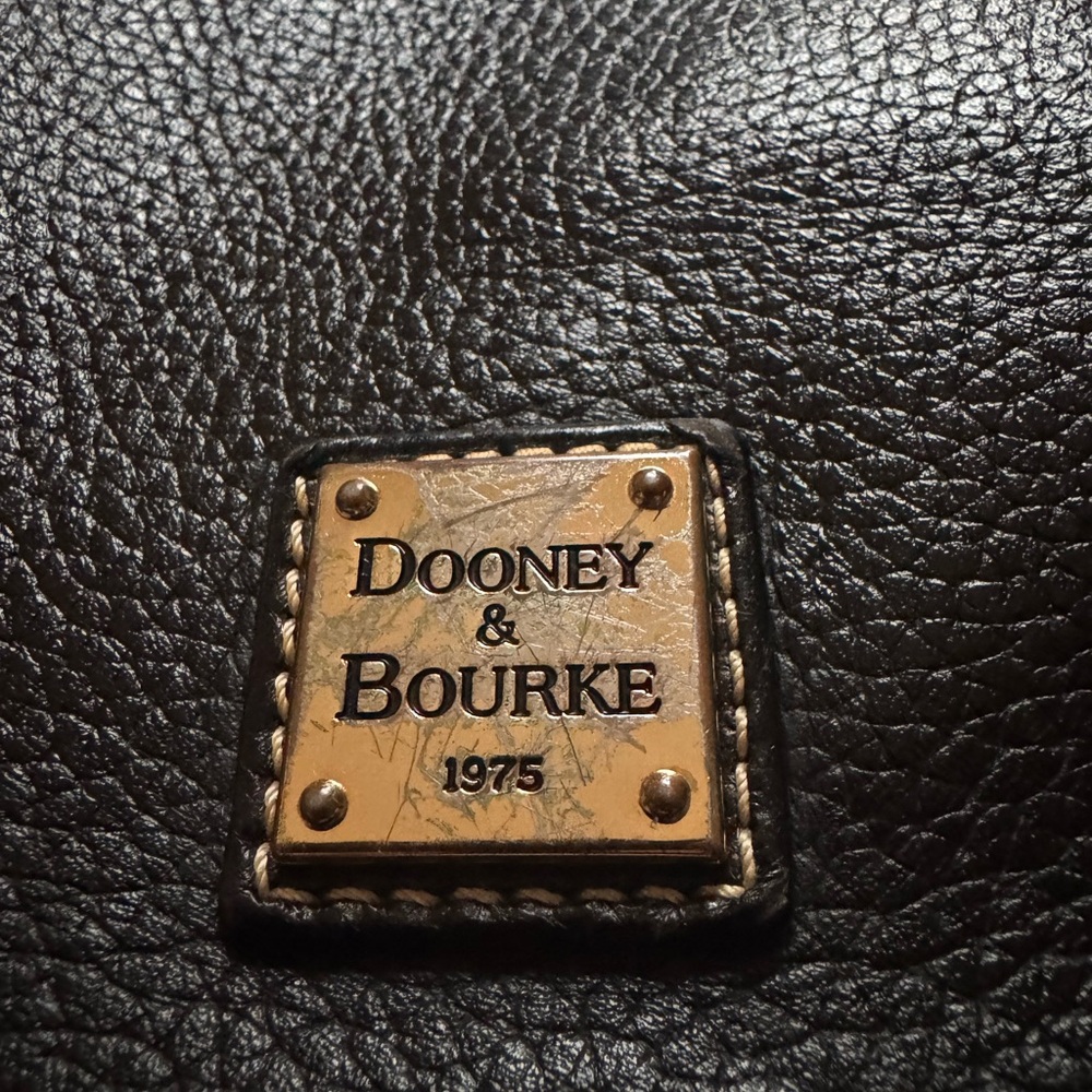 Dooney & Bourke Pebble Black Leather Bag - Picture 9 of 10